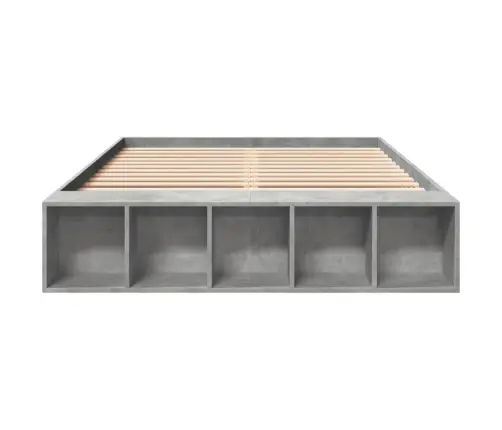 Lovos Rėmas, Betono Pilkos Spalvos, 120X190cm Apdirbta Mediena