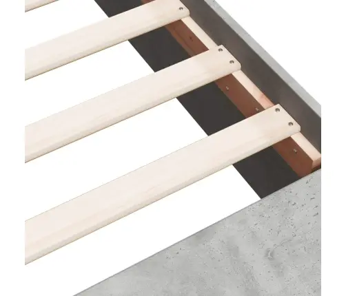 Lovos Rėmas, Betono Pilkos Spalvos, 120X190cm Apdirbta Mediena