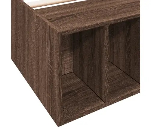 Gultas Rāmis, Ozolkoka Krāsā, 100X200 Cm, Inženierijas Koks Vidaxl