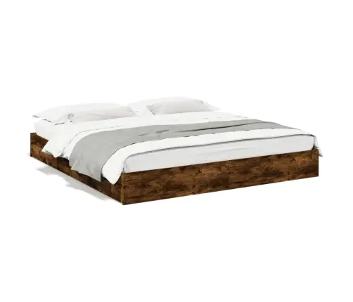 Gultas Rāmis Ar Atvilktnēm, Ozola, 200X200Cm, Inženierijas Koks Vidaxl