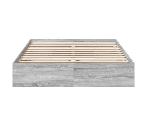 Voodiraam Sahtlitega, Hall Sonoma Tamm, 160X200 cm Tehispuit