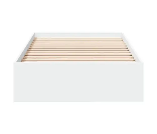 Sahtlitega Voodiraam, Ilma Madratsita, Valge, 90X200 Cm