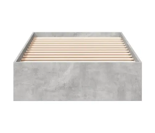 Voodiraam Sahtlitega, Betoonhall, 90X 200 cm Tehispuit