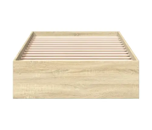 Lovos Rėmas Su Stalčiais, Ąžuolo, 90X190cm Apdirbta Mediena