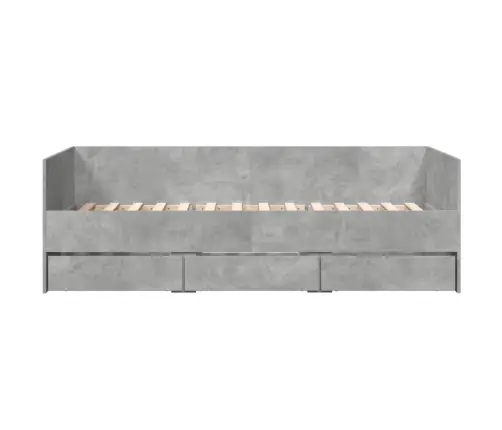 Kušetė Su Stalčiais Be Čiužinio, Ąžuolo Spalvos, 90X200 Cm