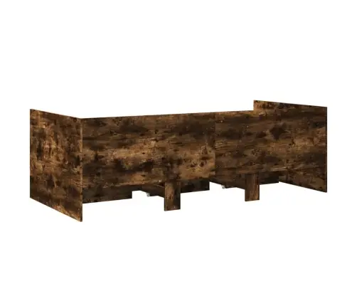 Gulta Ar Atvilktnēm, Bez Matrača, Ozolkoka Krāsa, 90X200 Cm Vidaxl