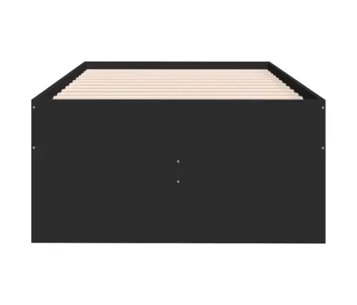 Sahtlitega Päevavoodi, Ilma Madratsita, Must, 90 X 200 Cm