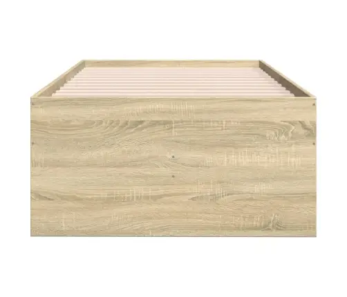 Gulta Ar Atvilktnēm, Bez Matrača, Ozolkoka Krāsa, 90X200 Cm Vidaxl