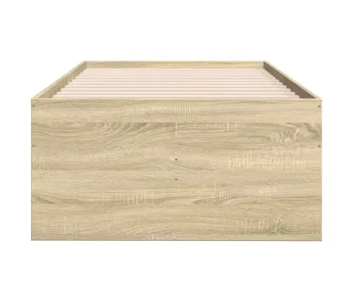 Gulta Ar Atvilktnēm, Bez Matrača, Ozolkoka Krāsa, 75X190 Cm Vidaxl