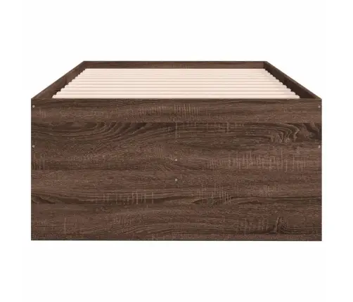 Kušetė Su Stalčiais Be Čiužinio, Ruda Ąžuolo, 75X190 Cm