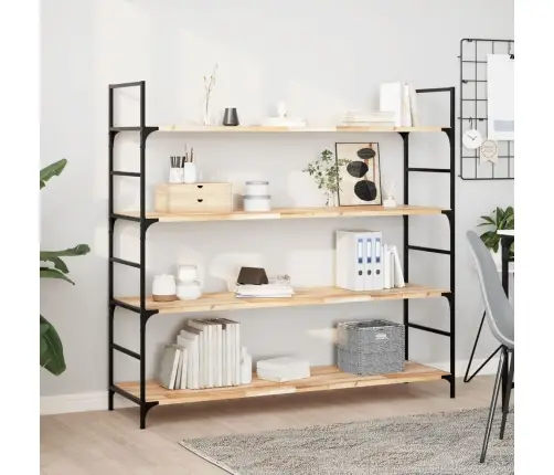 Sienas Plaukts, 160X40X2 Cm, Neapstrādāts Akācijas Masīvkoks Vidaxl