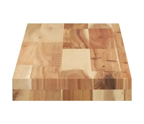 Sienas Plaukts, 100X20X4 Cm, Eļļas Apdare, Akācijas Masīvkoks Vidaxl