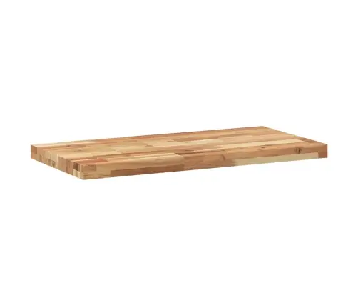 Sienas Plaukti, 3 Gb., 100X40X4 Cm, Eļļas Apdare, Akācijas Koks Vidaxl