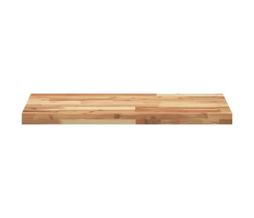 Sienas Plaukti, 3 Gb., 100X40X4 Cm, Eļļas Apdare, Akācijas Koks Vidaxl