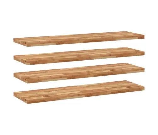 Seinariiulid 4 Tk, 120X40X4 cm Õliviimistlusega Akaatsiapuit Seinariiulid 4 Tk, 120X40X4 cm Õliviimistlusega Akaatsiapuit