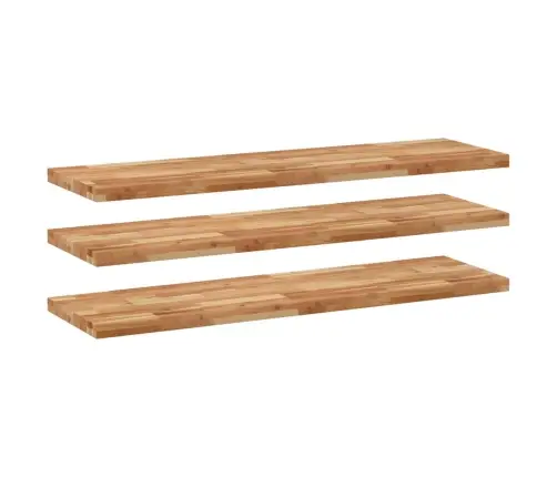 Pakabinamos Lentynos, 3Vnt., 160X40X4cm Akacijos Masyvas
