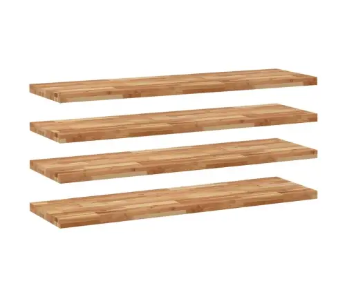 Pakabinamos Lentynos, 4Vnt., 160X40X4cm Akacijos Masyvas