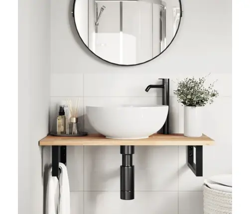 Vonios Kambario Spintelės Viršus, 60X40X2cm Akacijos Masyvas