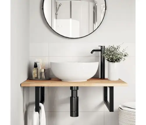 Vannasistabas Virsma, 60X50X2 Cm, Neapstrādāts Akācijas Koks Vidaxl