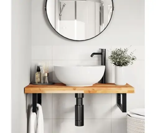 Vonios Kambario Spintelės Viršus, 100X40X4cm Akacijos Masyvas