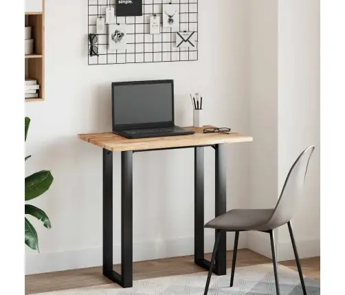 Galda Virsma, 80X50X2 Cm, Neapstrādāts Akācijas Masīvkoks Vidaxl