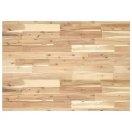 Galda Virsma, 80X70X2 Cm, Neapstrādāts Akācijas Masīvkoks Vidaxl