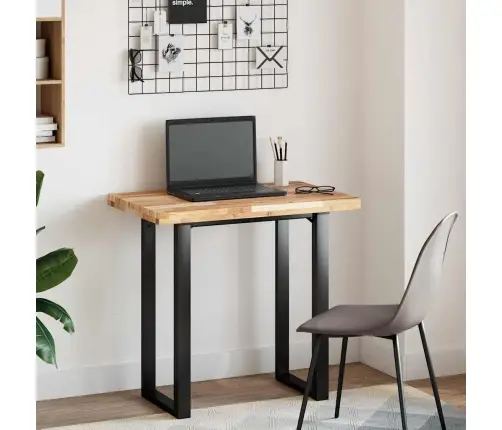 Rašomojo Stalo Stalviršis, 80X50X4cm Akacijos Medienos Masyvas