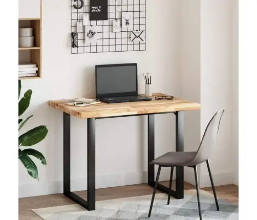 Galda Virsma, 80X70X4 Cm, Neapstrādāts Akācijas Masīvkoks Vidaxl