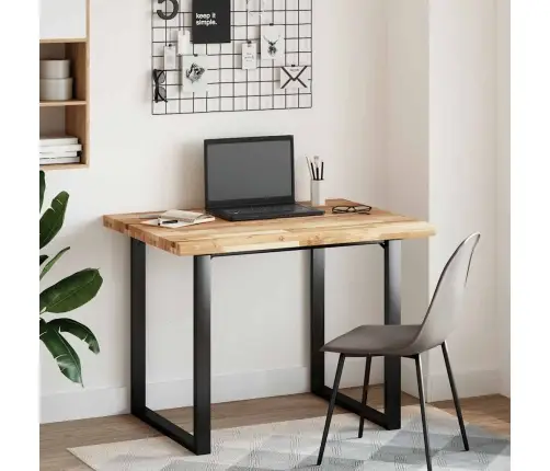 Rakstāmgalda Virsma, 100X80X4 Cm, Eļļas Apdare, Akācijas Koks Vidaxl