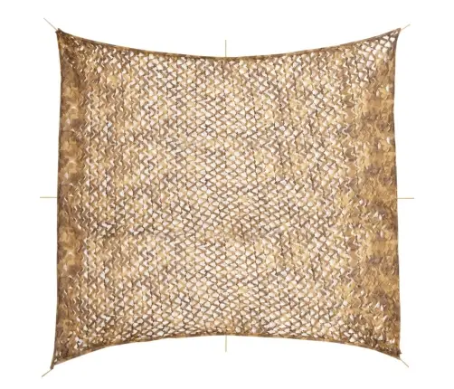Maskēšanās Tīkls Ar Somu, 521X493 Cm, Smilšu Krāsa Vidaxl
