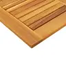 Stalviršis, 80X80X2,2cm Akacijos Medienos Masyvas, Kvadratinis