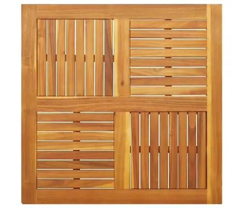 Stalviršis, 90X90X2,2cm Akacijos Medienos Masyvas, Kvadratinis