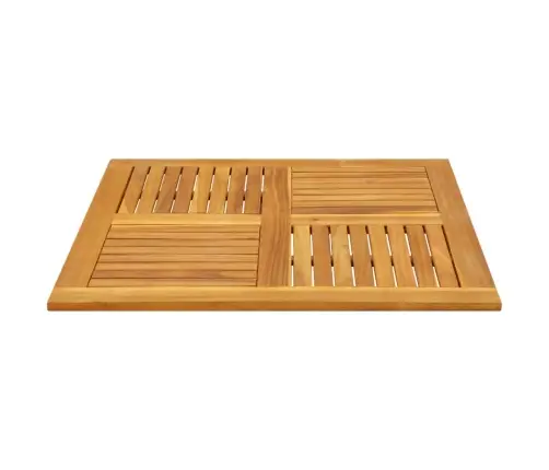 Stalviršis, 90X90X2,2cm Akacijos Medienos Masyvas, Kvadratinis