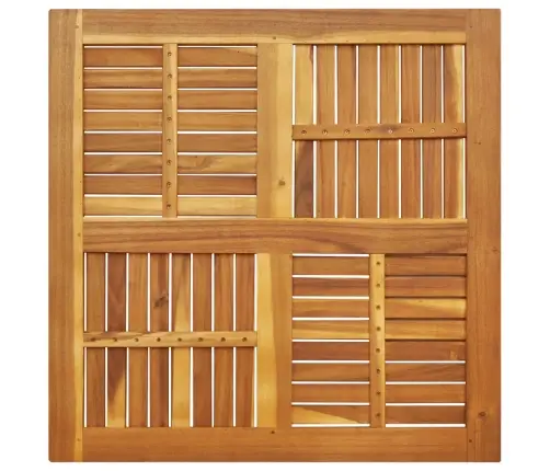 Stalviršis, 90X90X2,2cm Akacijos Medienos Masyvas, Kvadratinis