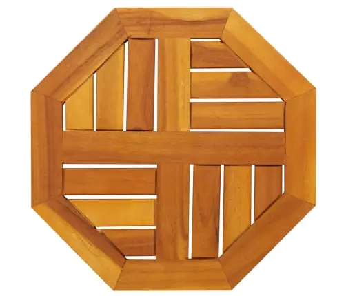 Galda Virsma, 40X40X2 Cm, Astoņstūra Forma, Akācijas Masīvkoks Vidaxl