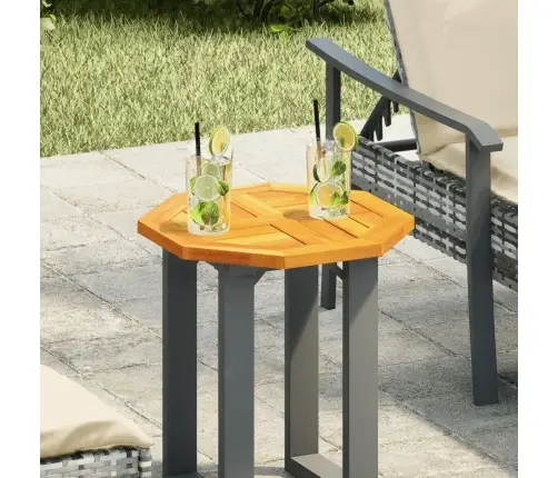 Galda Virsma, 40X40X2 Cm, Astoņstūra Forma, Akācijas Masīvkoks Vidaxl