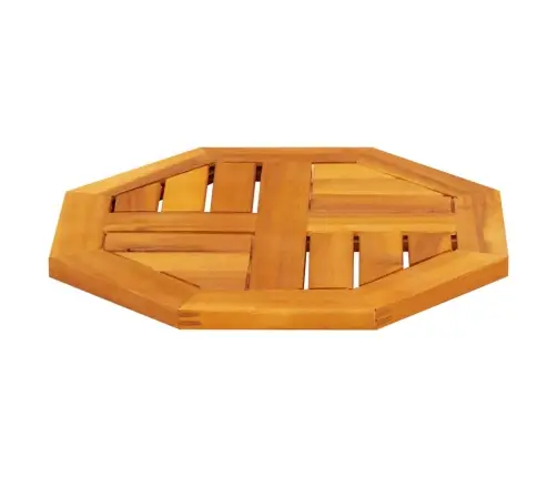 Galda Virsma, 40X40X2 Cm, Astoņstūra Forma, Akācijas Masīvkoks Vidaxl