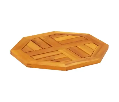 Galda Virsma, 40X40X2 Cm, Astoņstūra Forma, Akācijas Masīvkoks Vidaxl