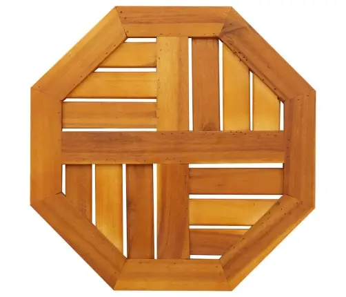 Galda Virsma, 40X40X2 Cm, Astoņstūra Forma, Akācijas Masīvkoks Vidaxl