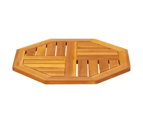 Galda Virsma, 50X50X2 Cm, Astoņstūra Forma, Akācijas Masīvkoks Vidaxl