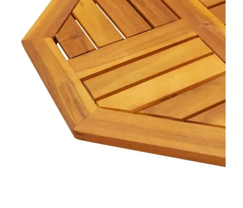 Galda Virsma, 50X50X2 Cm, Astoņstūra Forma, Akācijas Masīvkoks Vidaxl