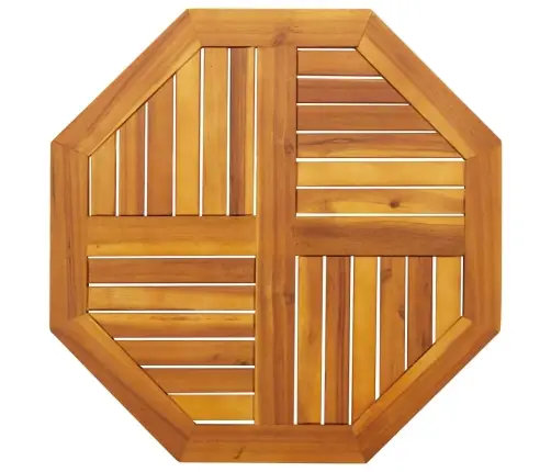 Galda Virsma, 70X70X2 Cm, Astoņstūra Forma, Akācijas Masīvkoks Vidaxl