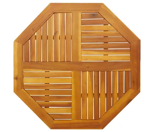 Stalviršis, 90X90X2,2cm Akacijos Masyvas, Aštuonkampis