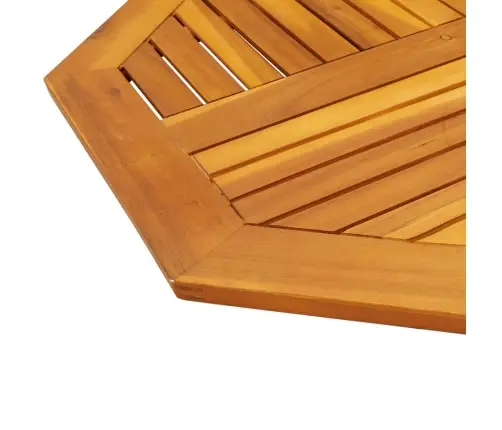 Stalviršis, 90X90X2,2cm Akacijos Masyvas, Aštuonkampis