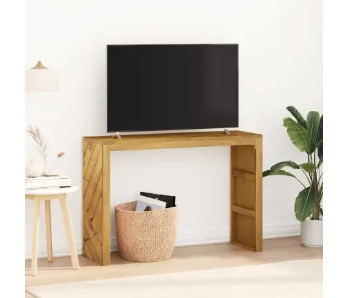 Konsoollaud 110X35X75 Cm Täispuidust Tiikpuu