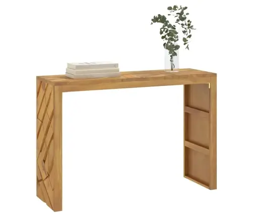 Konsoollaud 110X35X75 Cm Täispuidust Tiikpuu