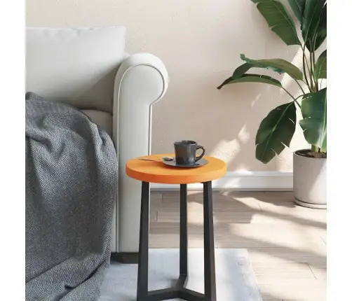 Stalviršis, Vaško Rudas, 30X2,5cm Pušies Masyvas, Apskritas