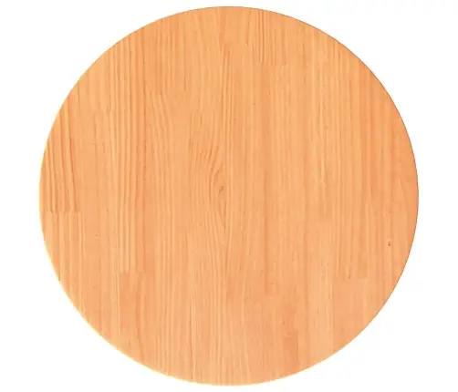 Ümmargune Lauaplaat, Vahapruun, Ø40 X 2,5 cm Männipuit