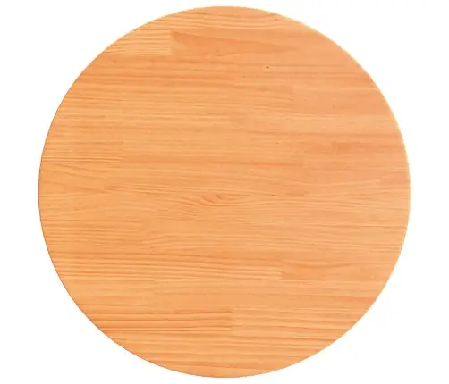 Ümmargune Lauaplaat, Vahapruun, Ø70 X 2,5 cm Männipuit