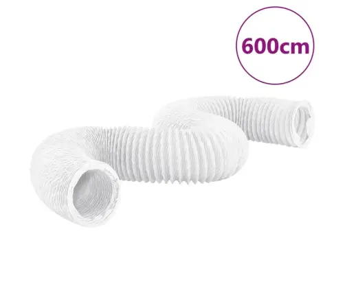 Izplūdes Gaisa Vads, Pvc, 6 M, Ø20 Cm Vidaxl